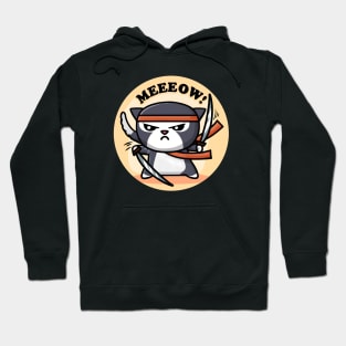 Meow Ninja Cat Hoodie